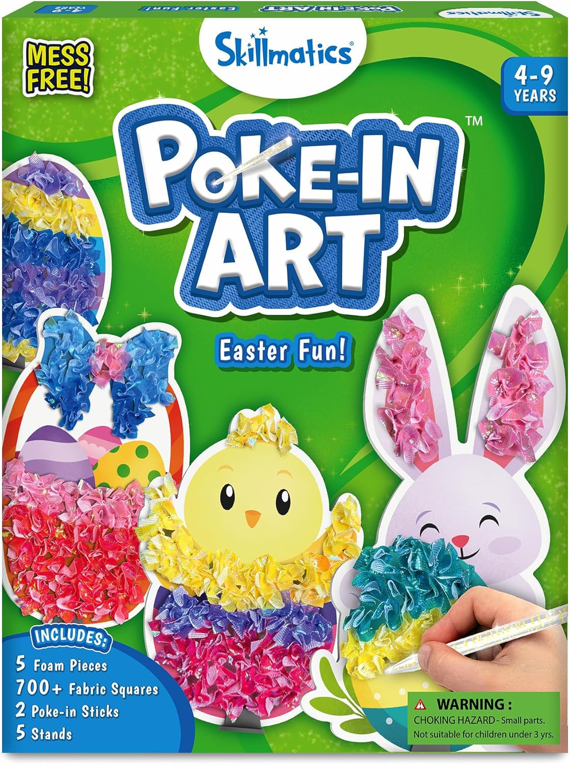 Poke-In Art - Magical Princesses, Mess-Free Fun for Kids, DIY Wood Craft Kits, Creative Activity, Gifts for Girls & Boys Ages 4, 5, 6, 7, 8, 9